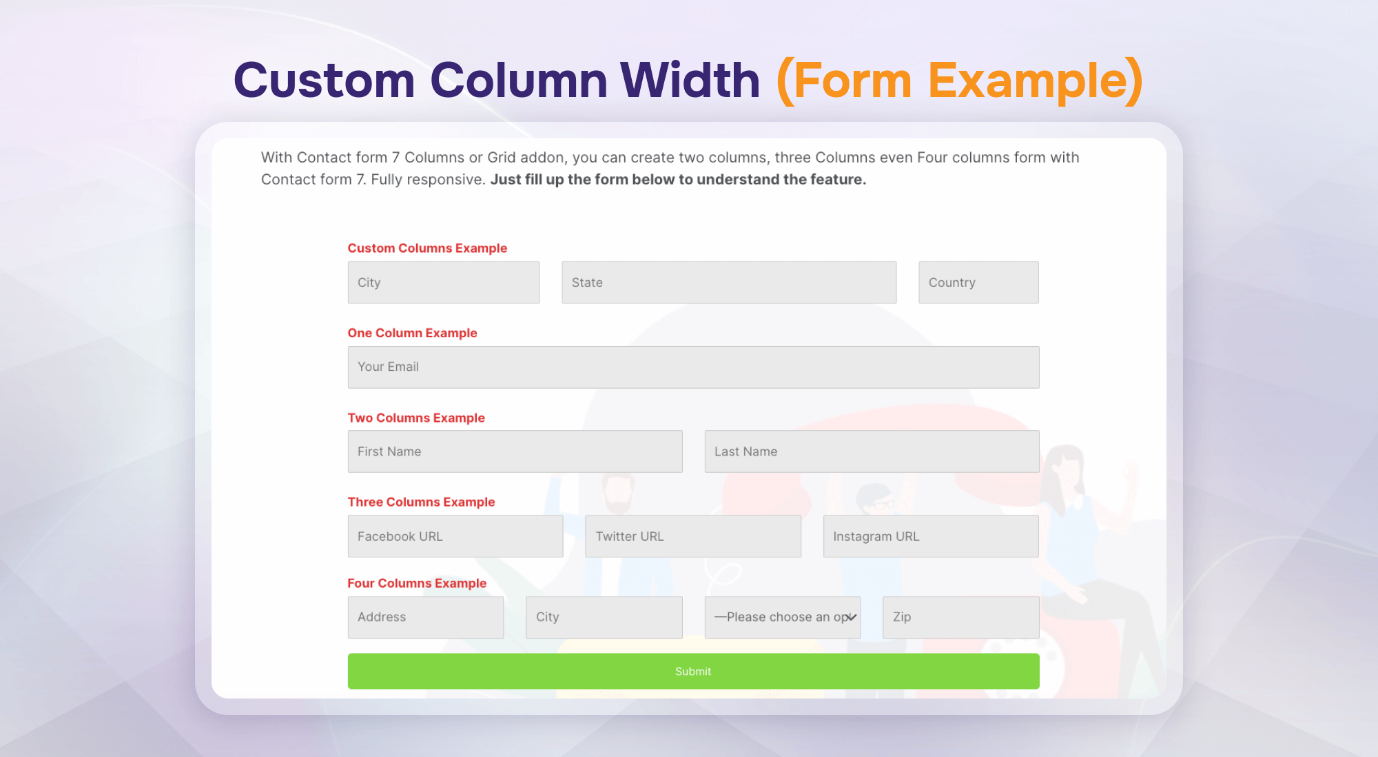 Booking/Appointment Form (Settings)