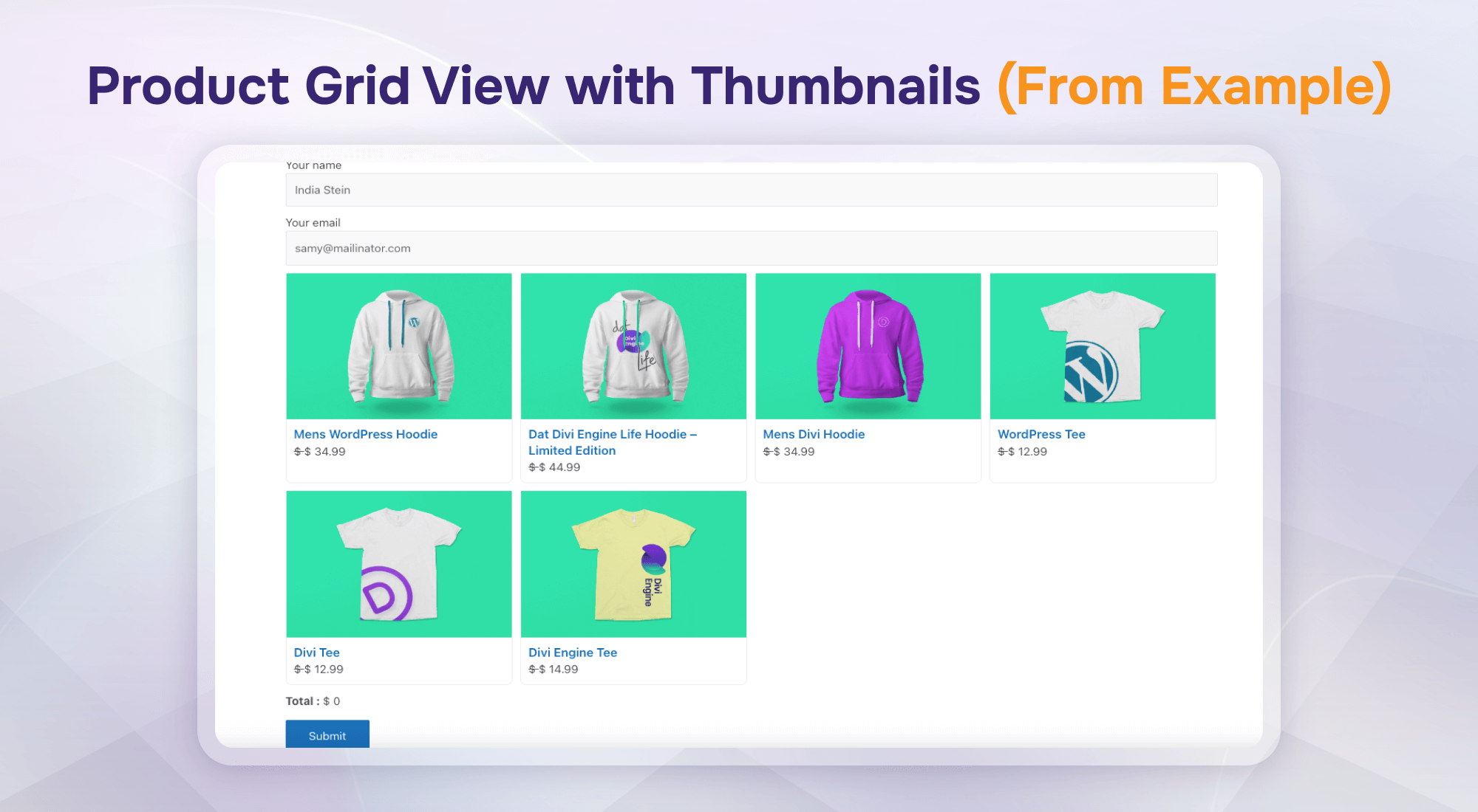 Global Form Styler (Form Example)