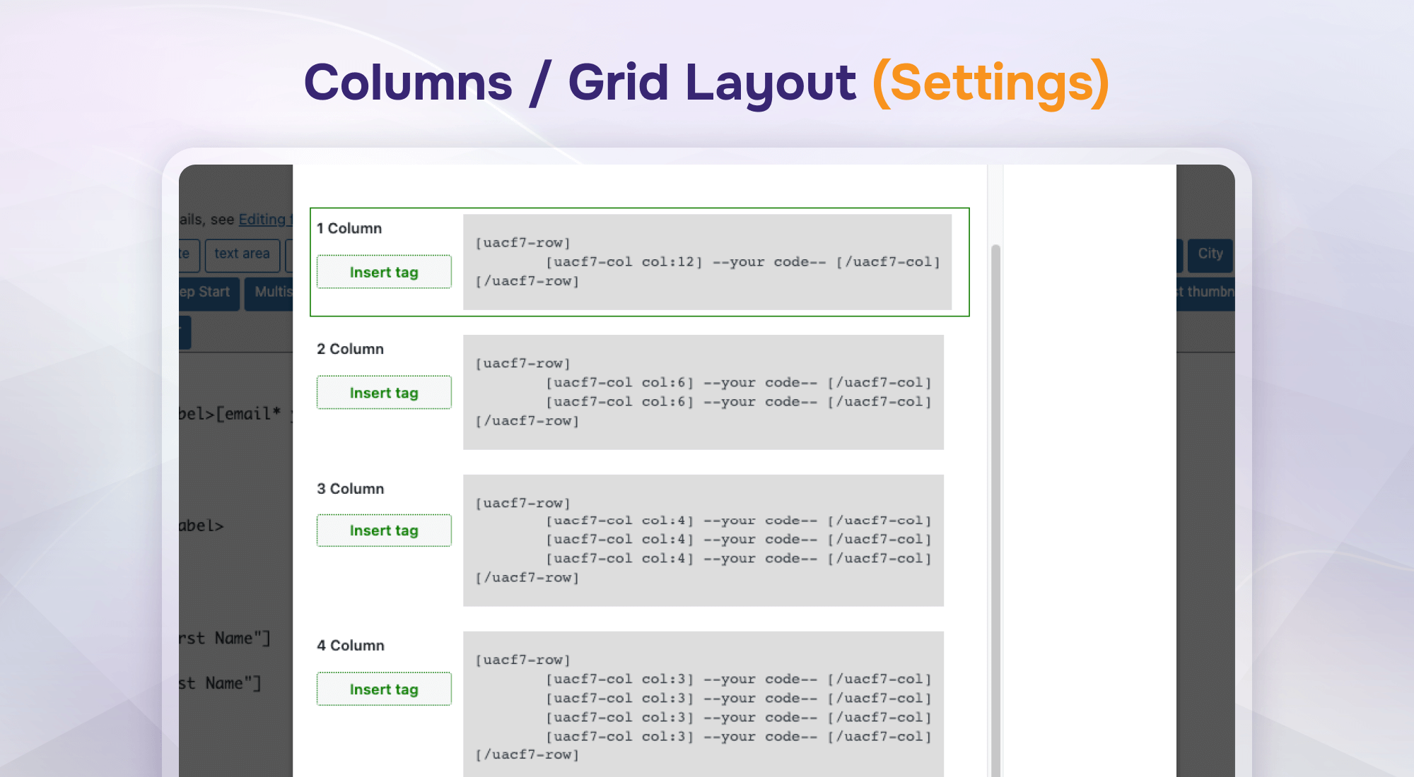 Product Grid View with Thumbnails (Settings)