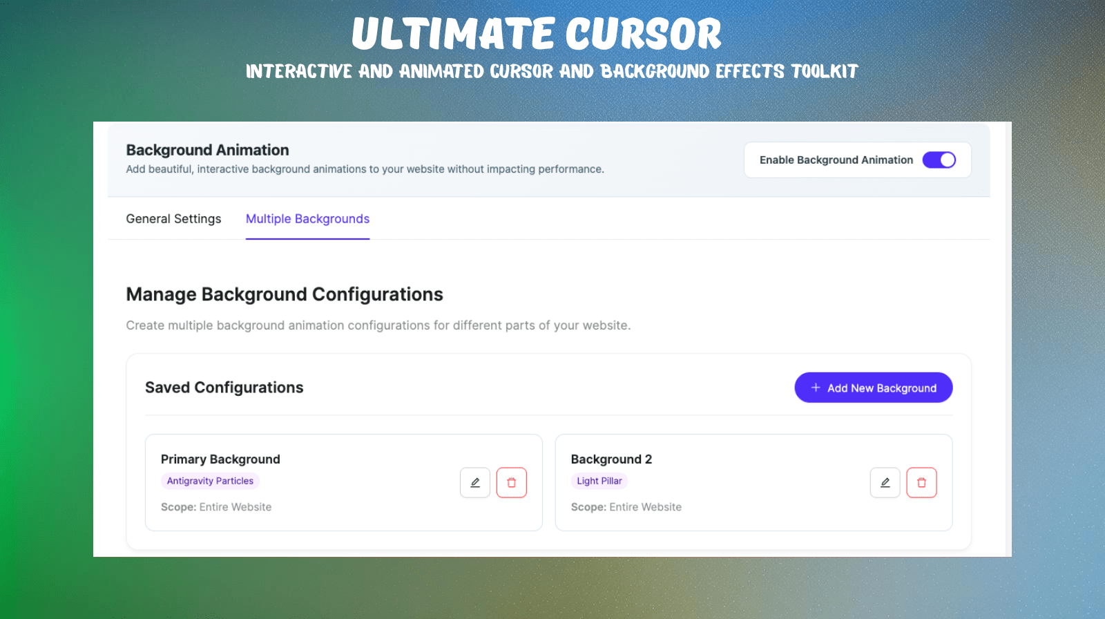 **Shapes Cursor Preview** 🔷 – Choose from 5 modern geometric cursor styles for visual enhancement.