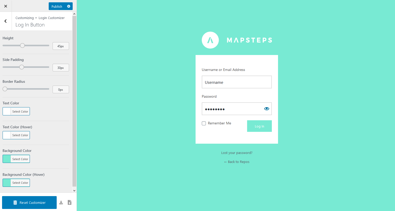 Custom Admin Page