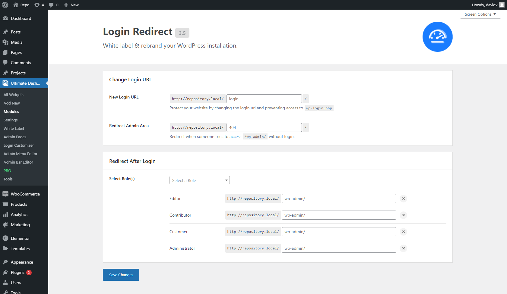 Custom CSS Settings