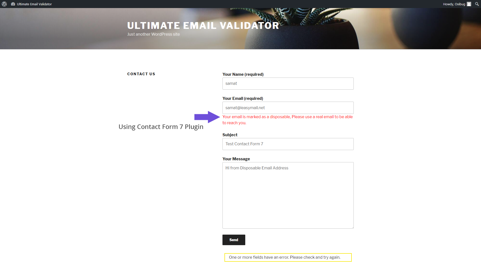 WordPress Single Site Registration
