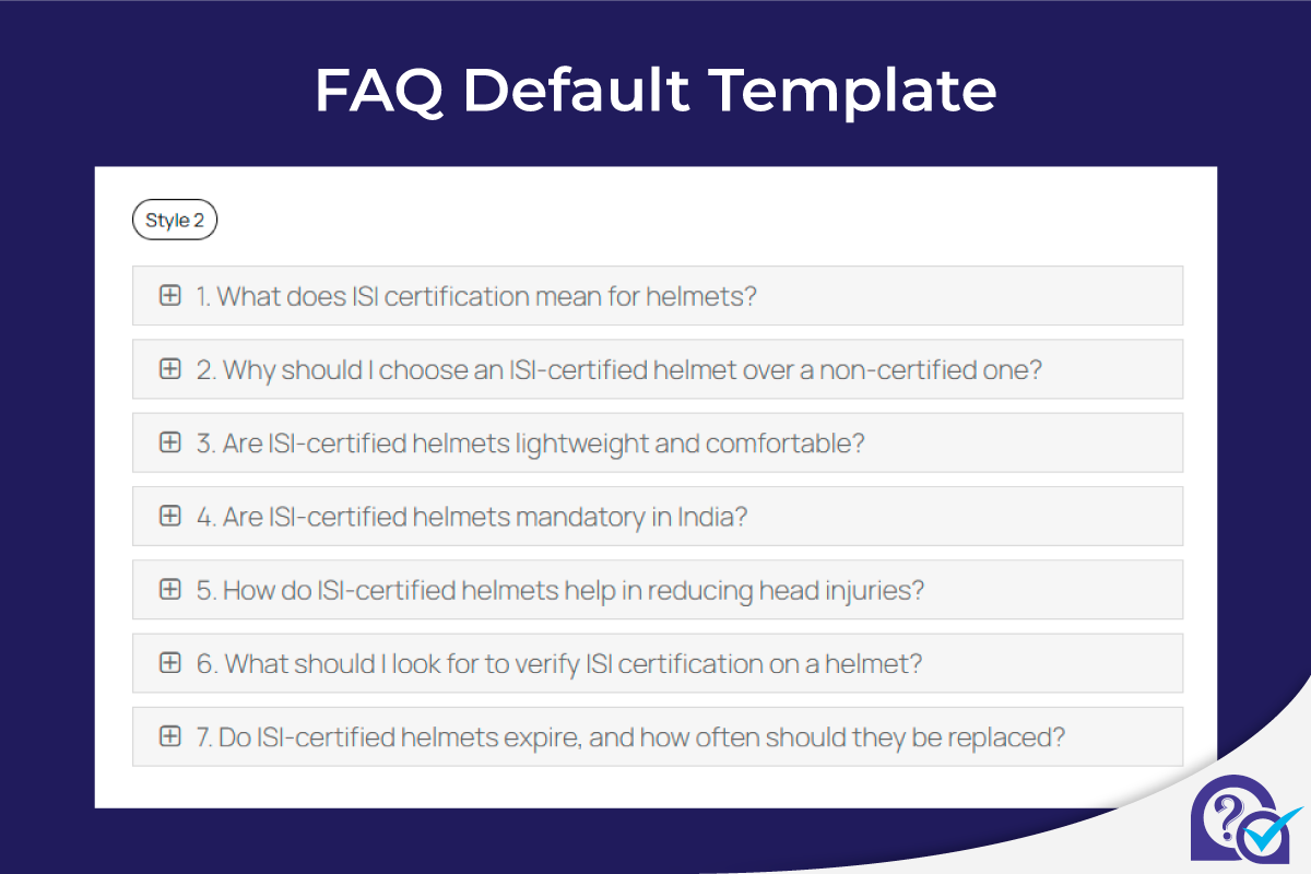 FAQ Appearance settings: Customize colors & layout styles for your FAQ sections to match your site branding.