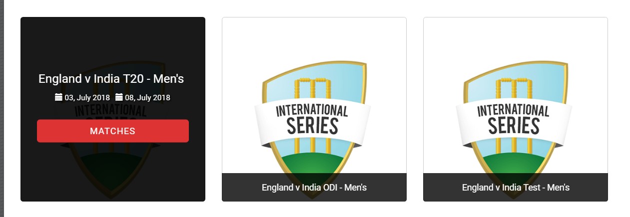 Match Detail Page (All detail for sepecific Match).