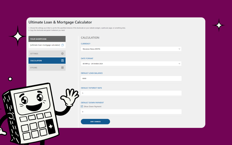 Admin panel