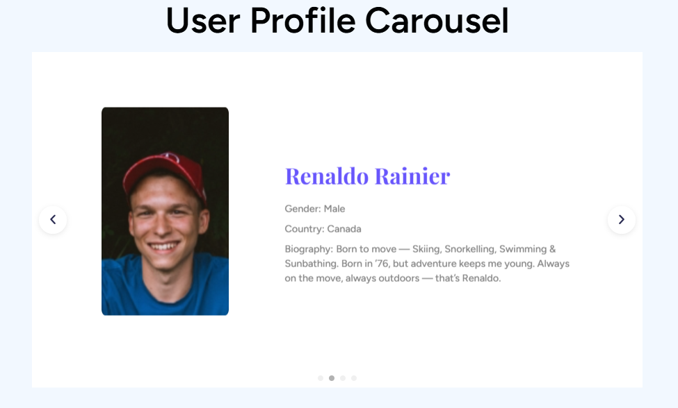 User Carousel