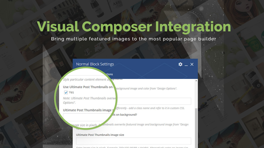 Visual Composer integration