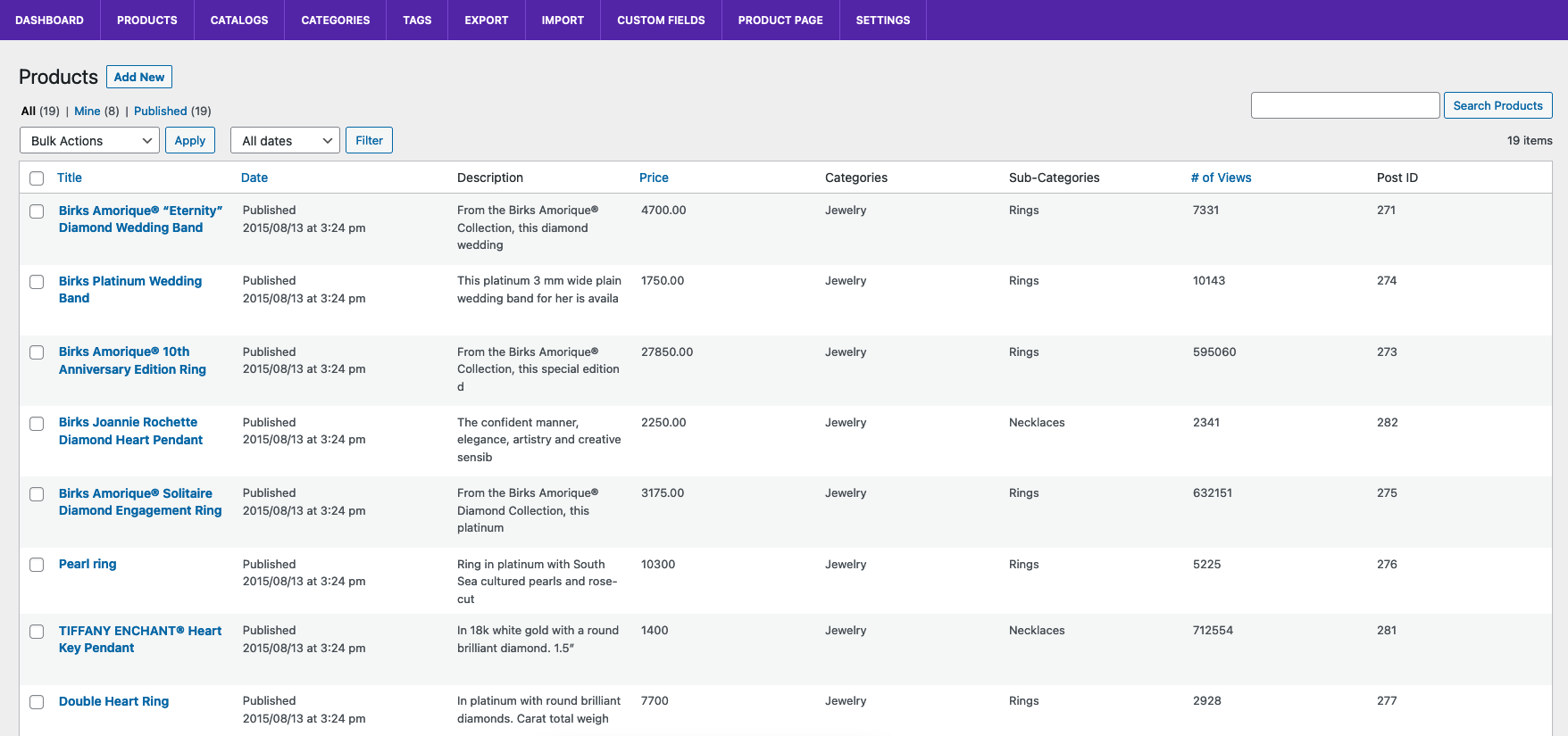 Shop style product page