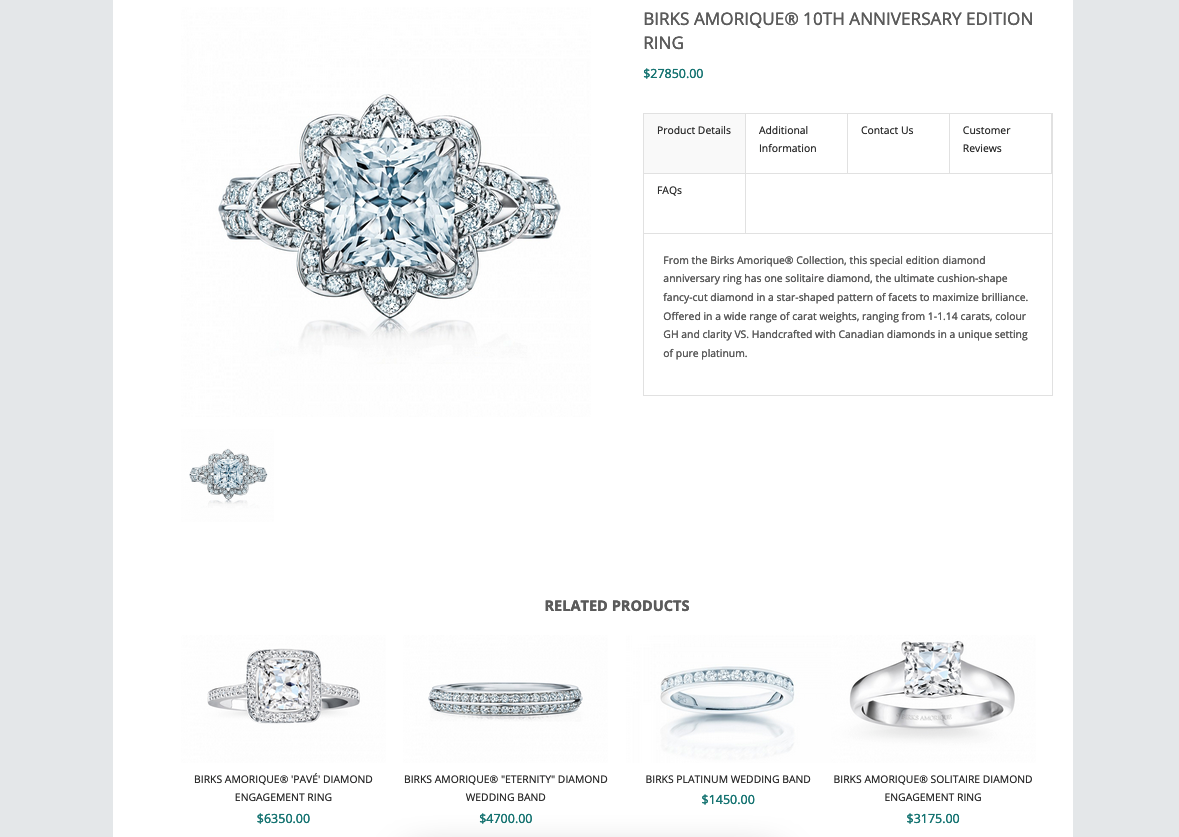 Catalogs overview page