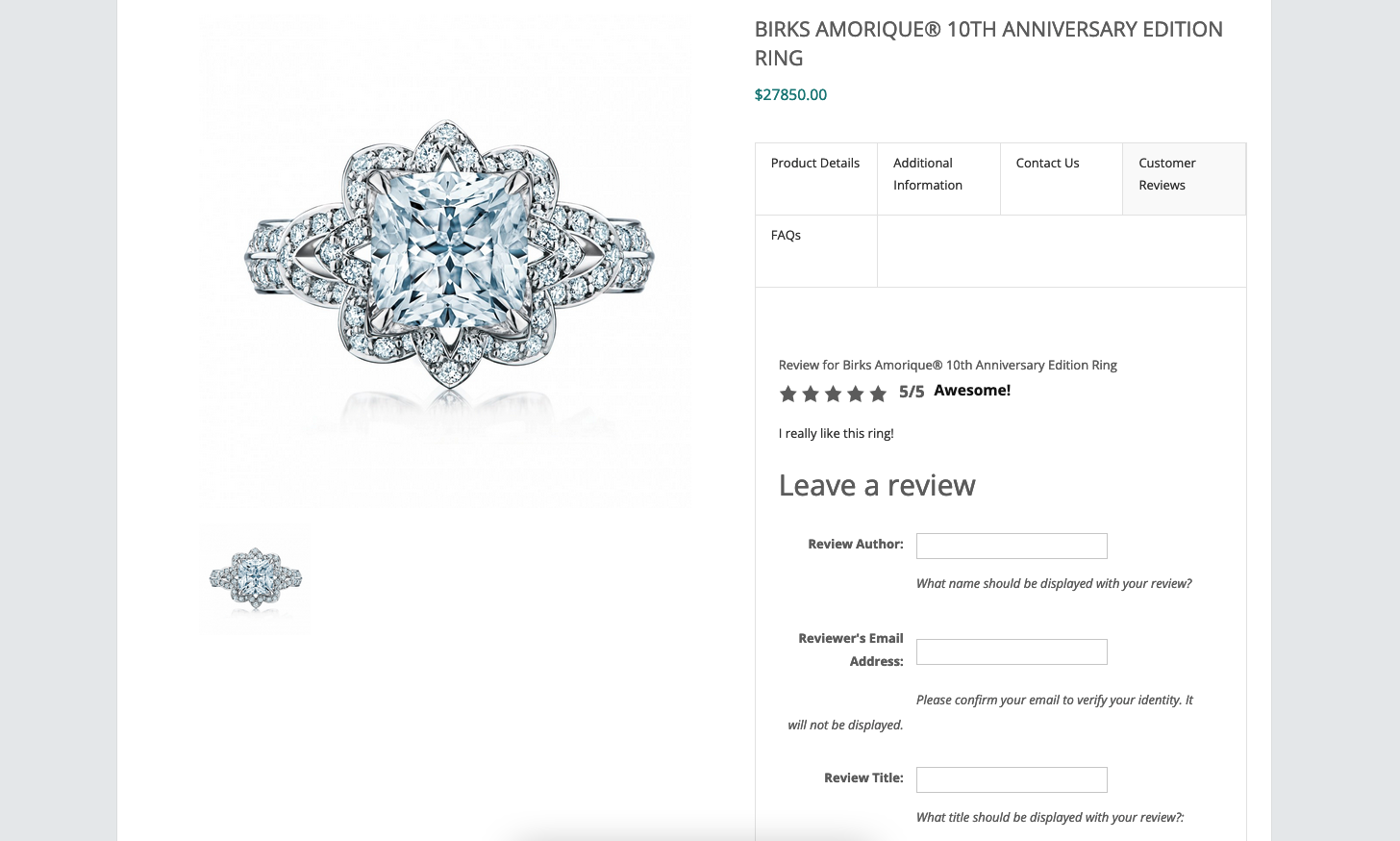 Styling settings page