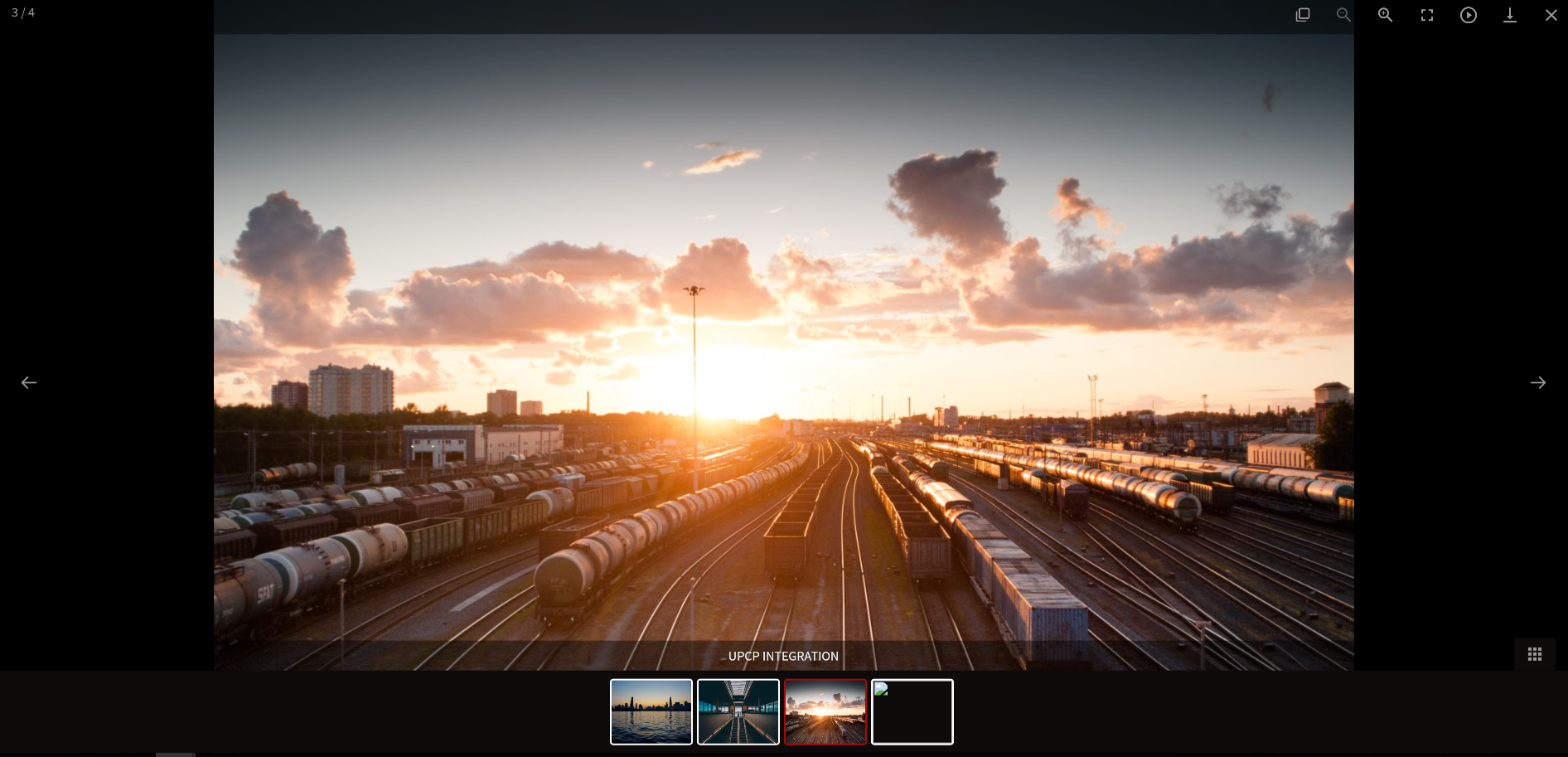 The lightbox slideshow mode