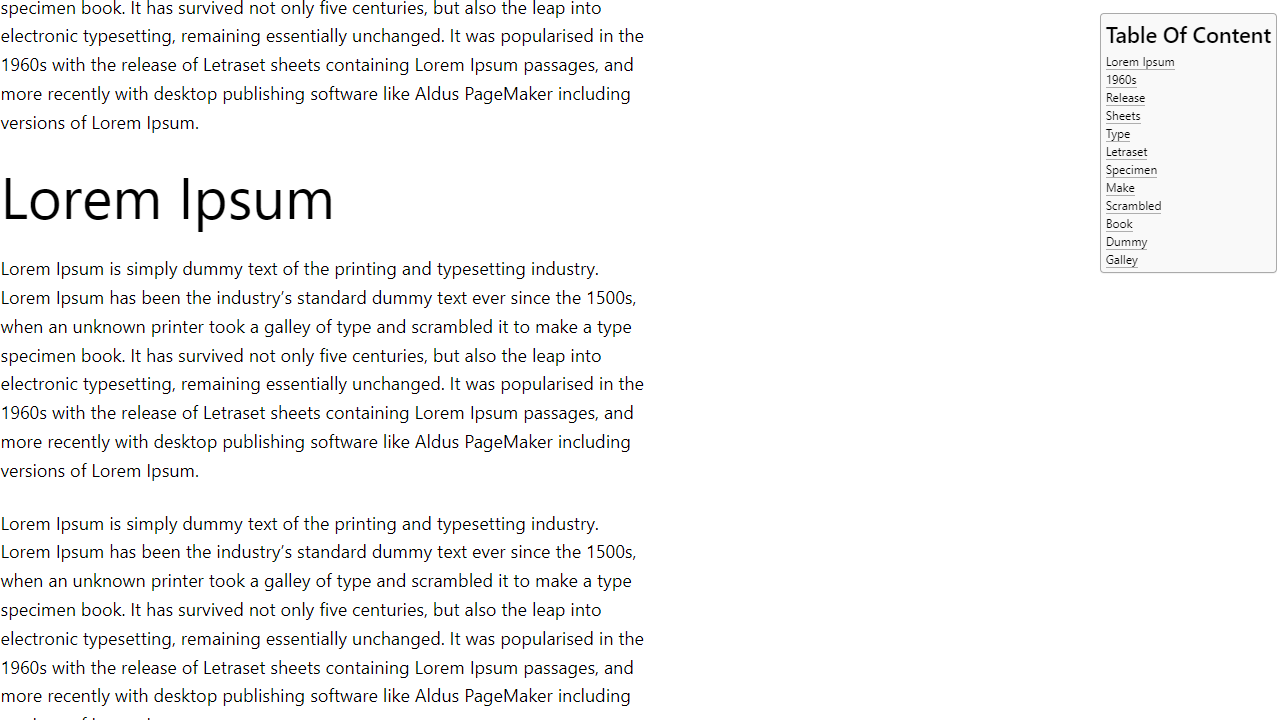 Ultimate TOC Style 4.