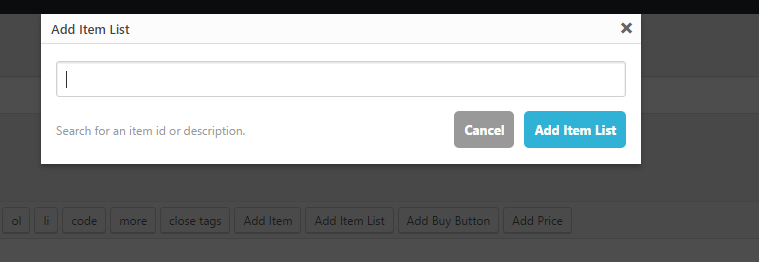 Full-sized single item page with a size variation dropdown, price, extended description, quantity and gallery.