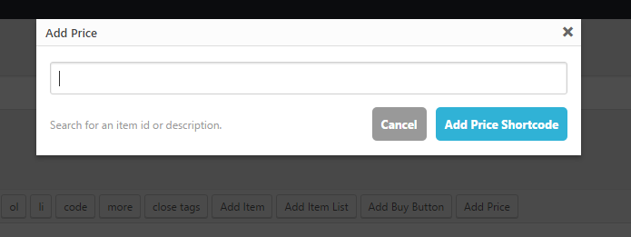 Mobile single item page