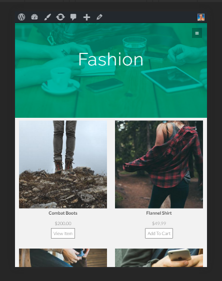 View Cart link in primary nav