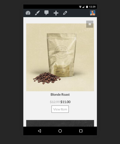 Example buy button and price in a sidebar widget (Note: this requires the widget to have the capability to execute the shortcode)