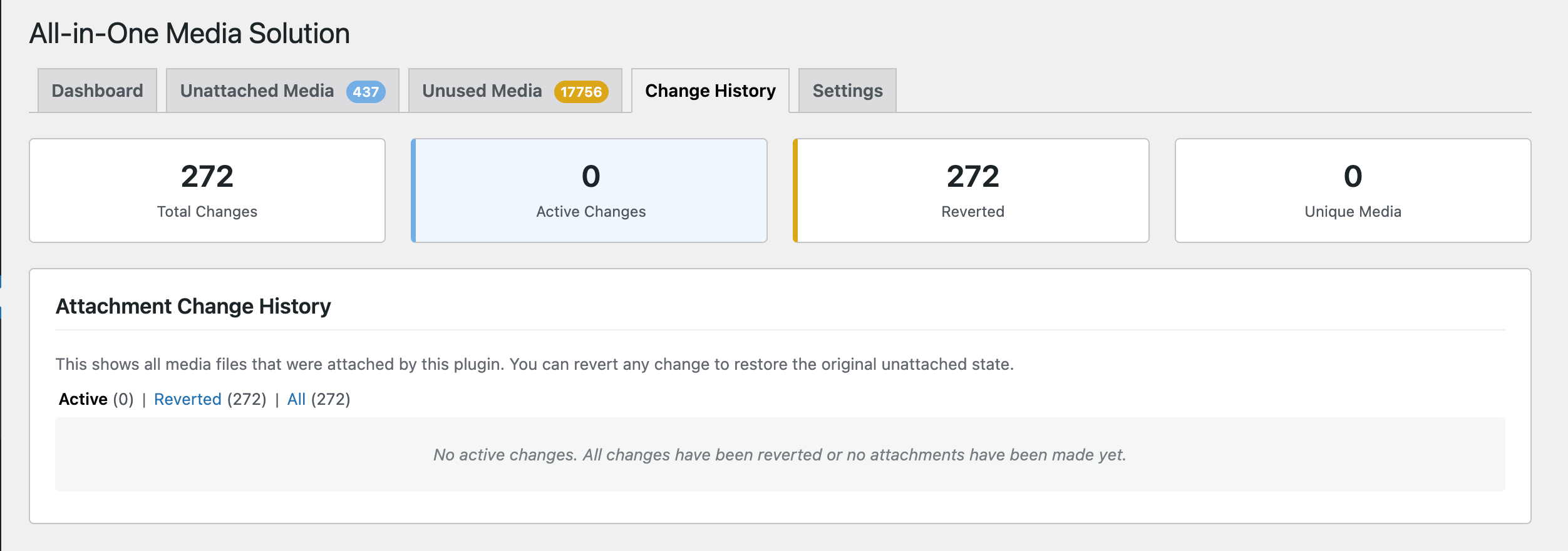 **References by Context** - Detailed breakdown of exactly where media is being used (Metabox, Post Content, Gutenberg, etc.).