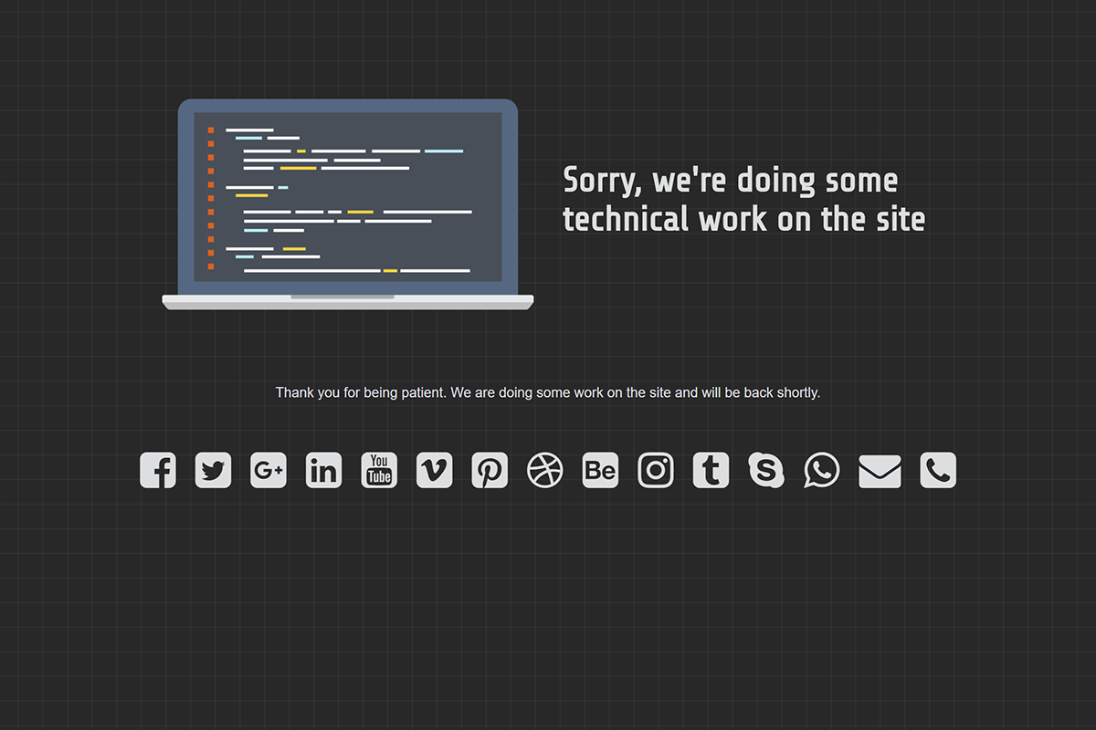 Sad Site theme