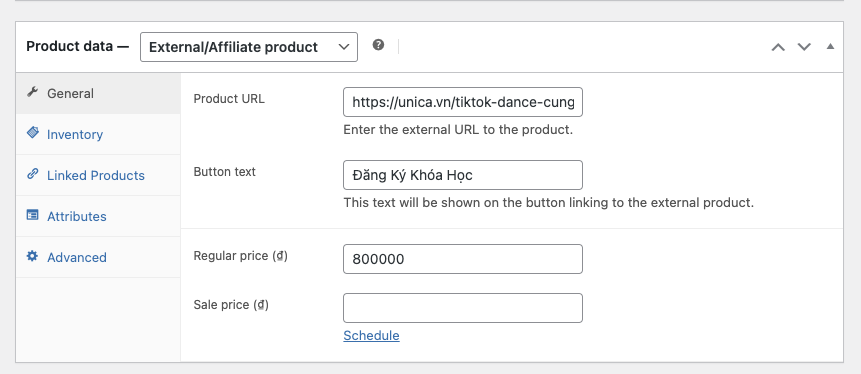 **External Product List** - View and manage imported affiliate products in WooCommerce.