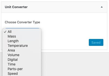 Widget View With Select