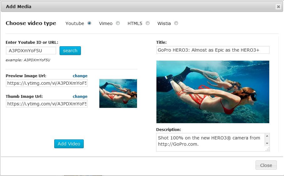 Default Theme gallery type