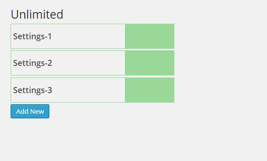 You can create multiple settings to accomodate different templates.
