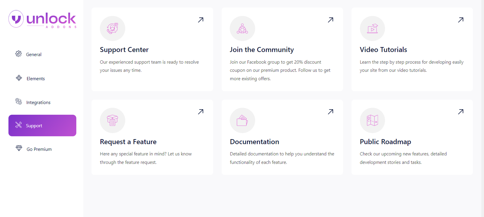 **Advanced Support** – (Coming Soon).