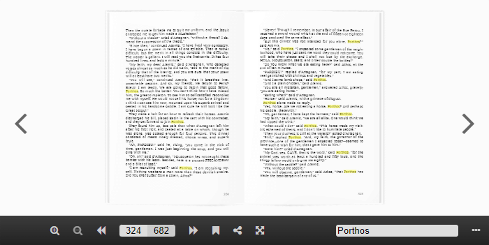 Symmetrically flipping pages