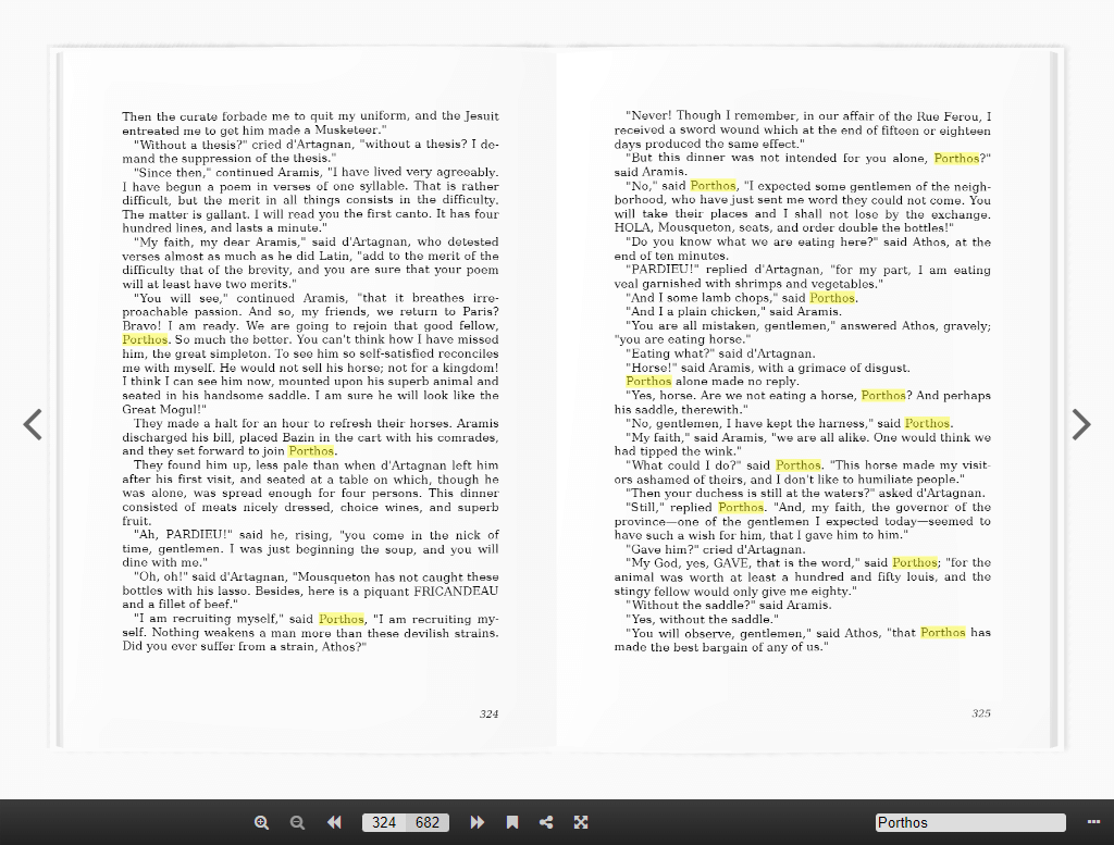Tilted symmetrically flipping pages & flexible corners