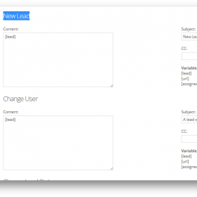 UpiCRM Main Table in row editor