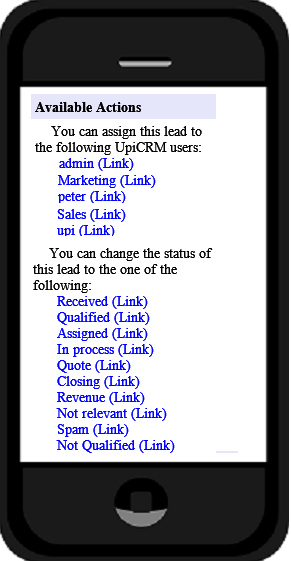 UpiCRM Lead Routing Table