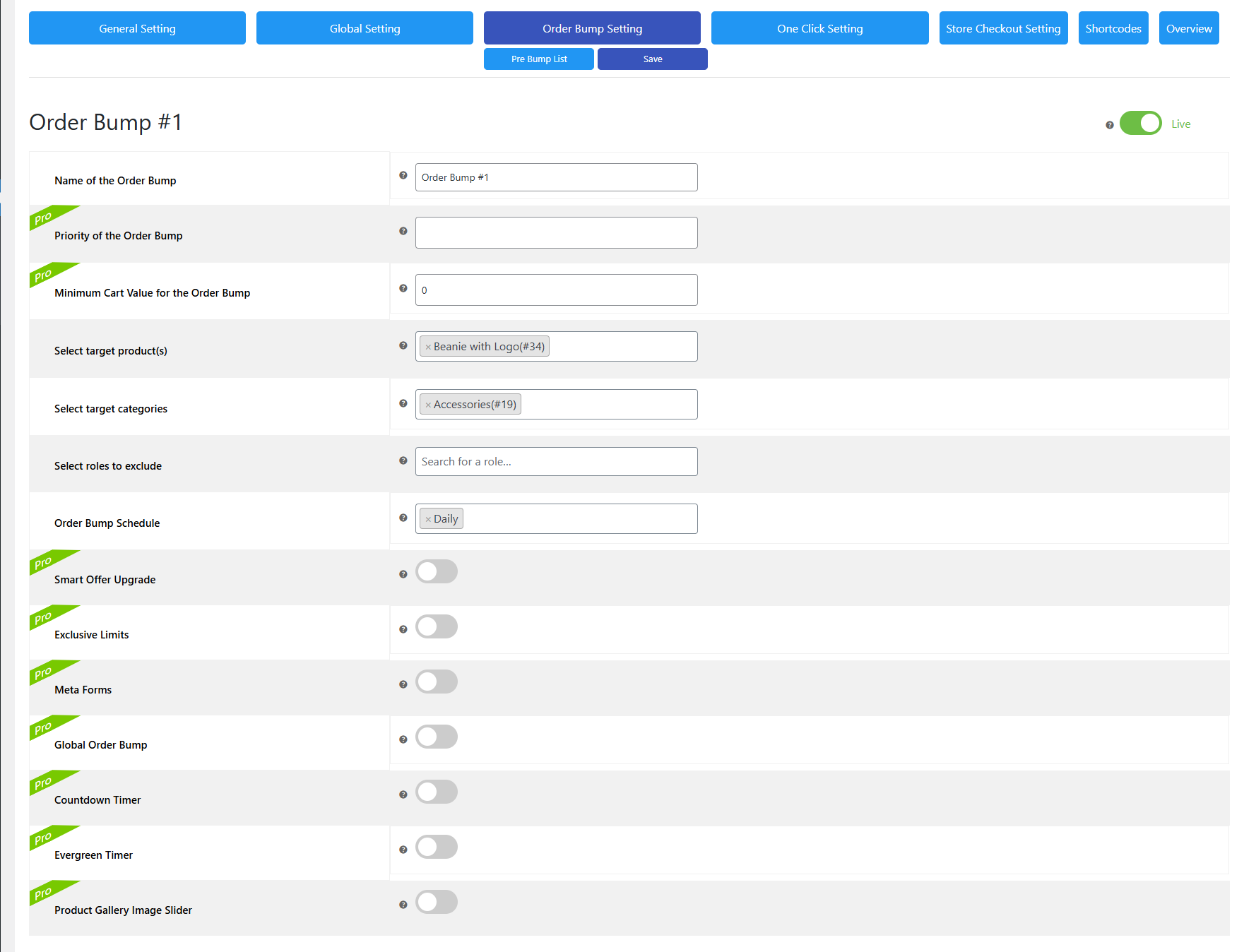 Pre-Sales Reports & Analytics – Order Bump Behavioral Analytics