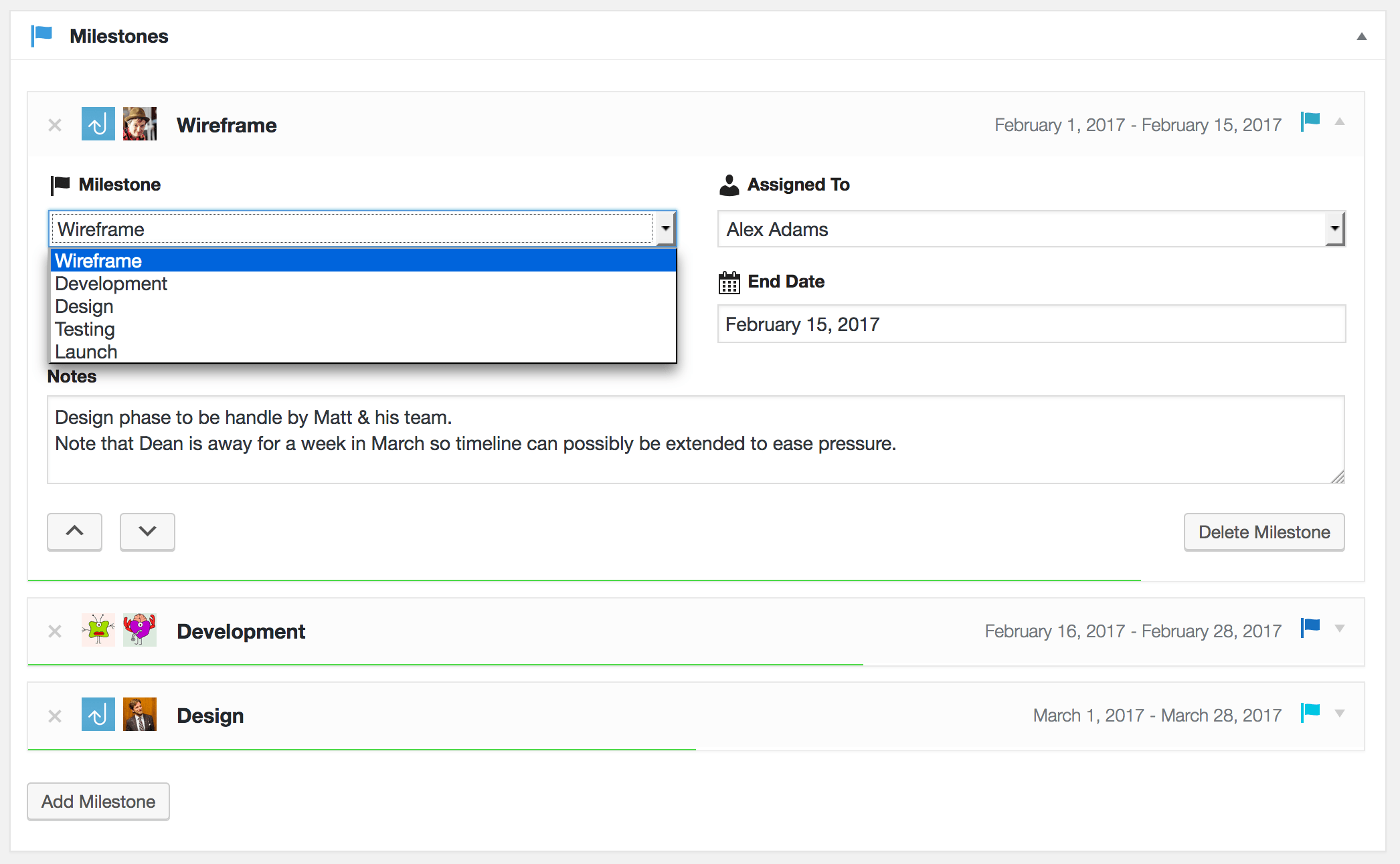 Adding a Bug