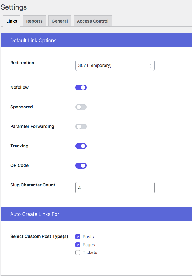 Slug Settings [PRO]