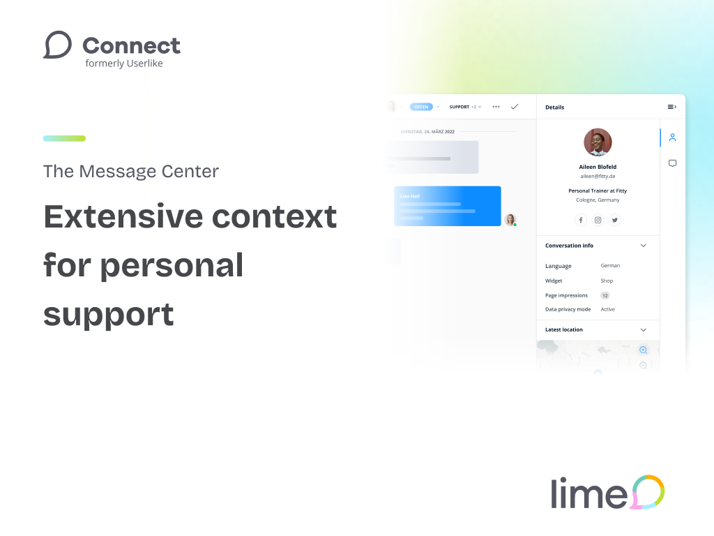 Mobile app: stay connected on the go