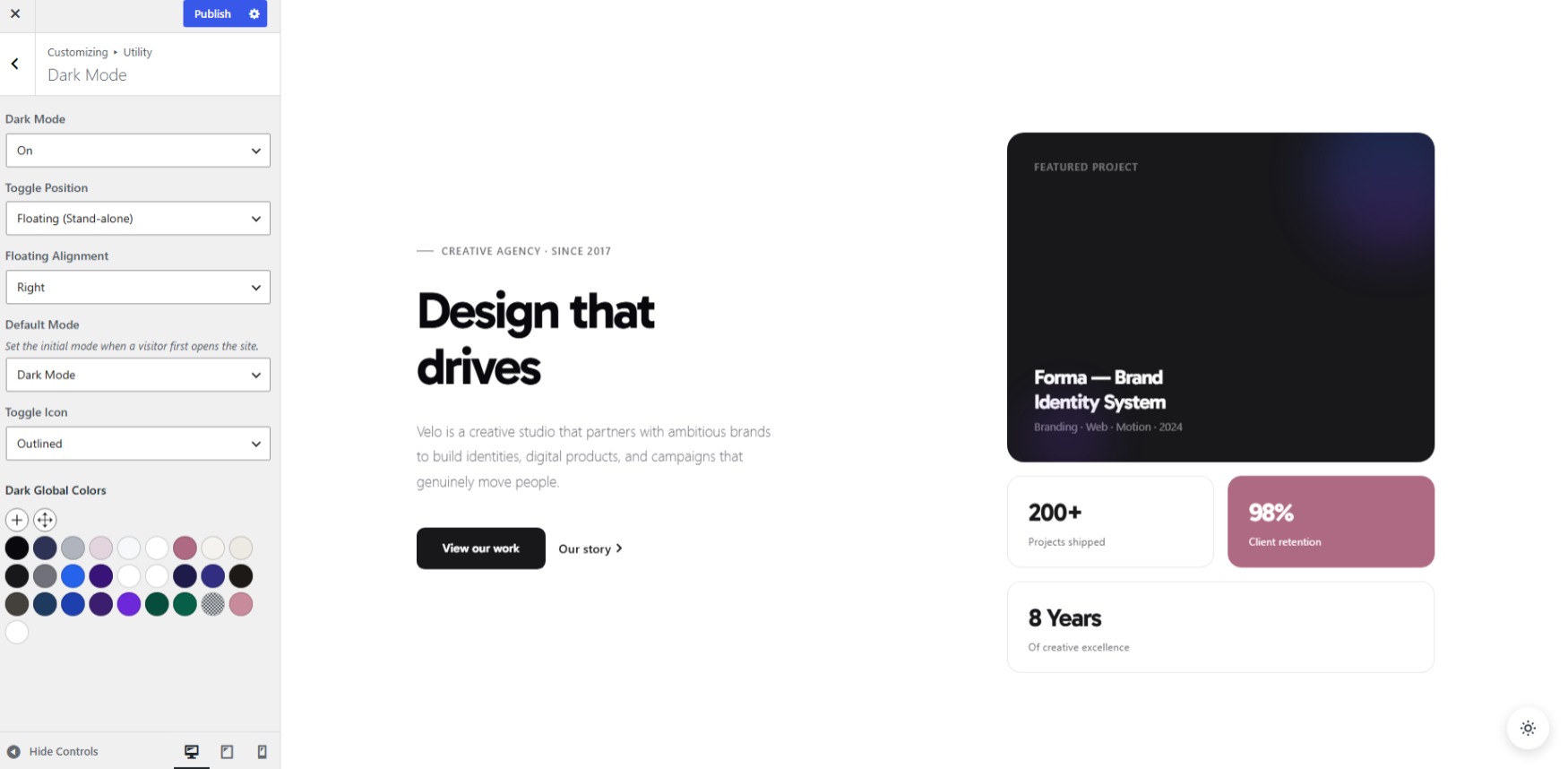 Fluid Typography Panel - Automatically calculate responsive typography scaling on the fly.