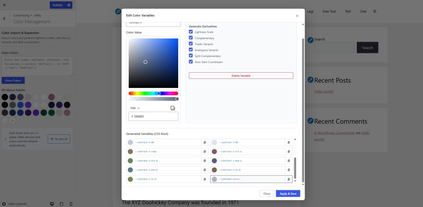 Gutenberg Editor CSS Sync - Real-time WYSIWYG sync of your styles inside the editor canvas.