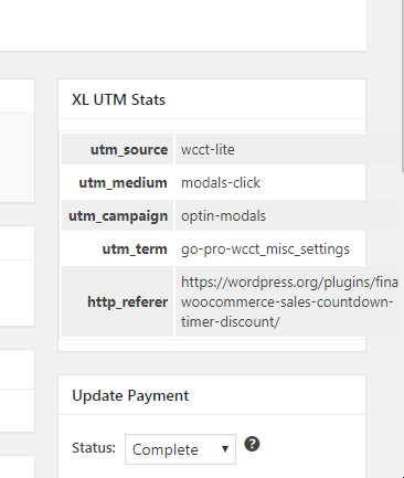 UTM Lead Tracker Stats Preview