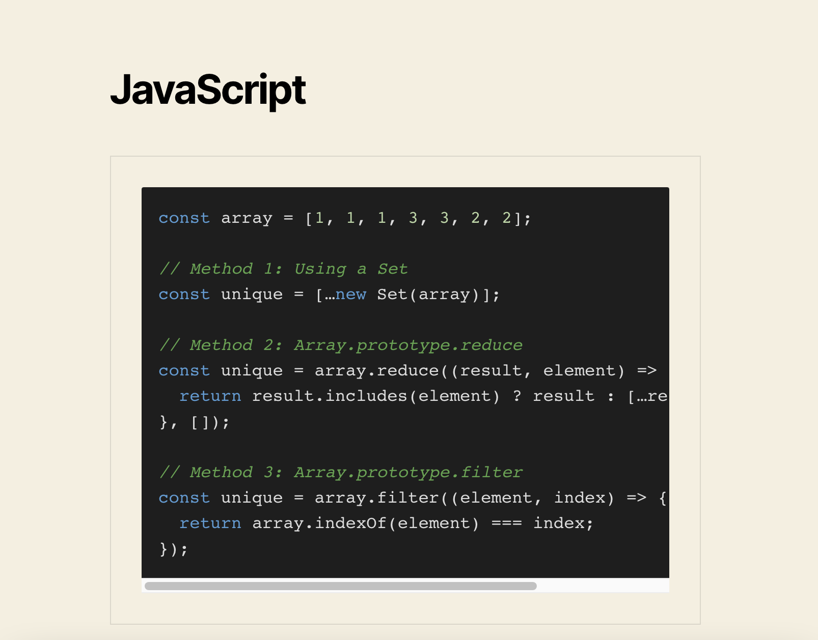 Visual Studio 2015 Theme: JavaScript Snippet
