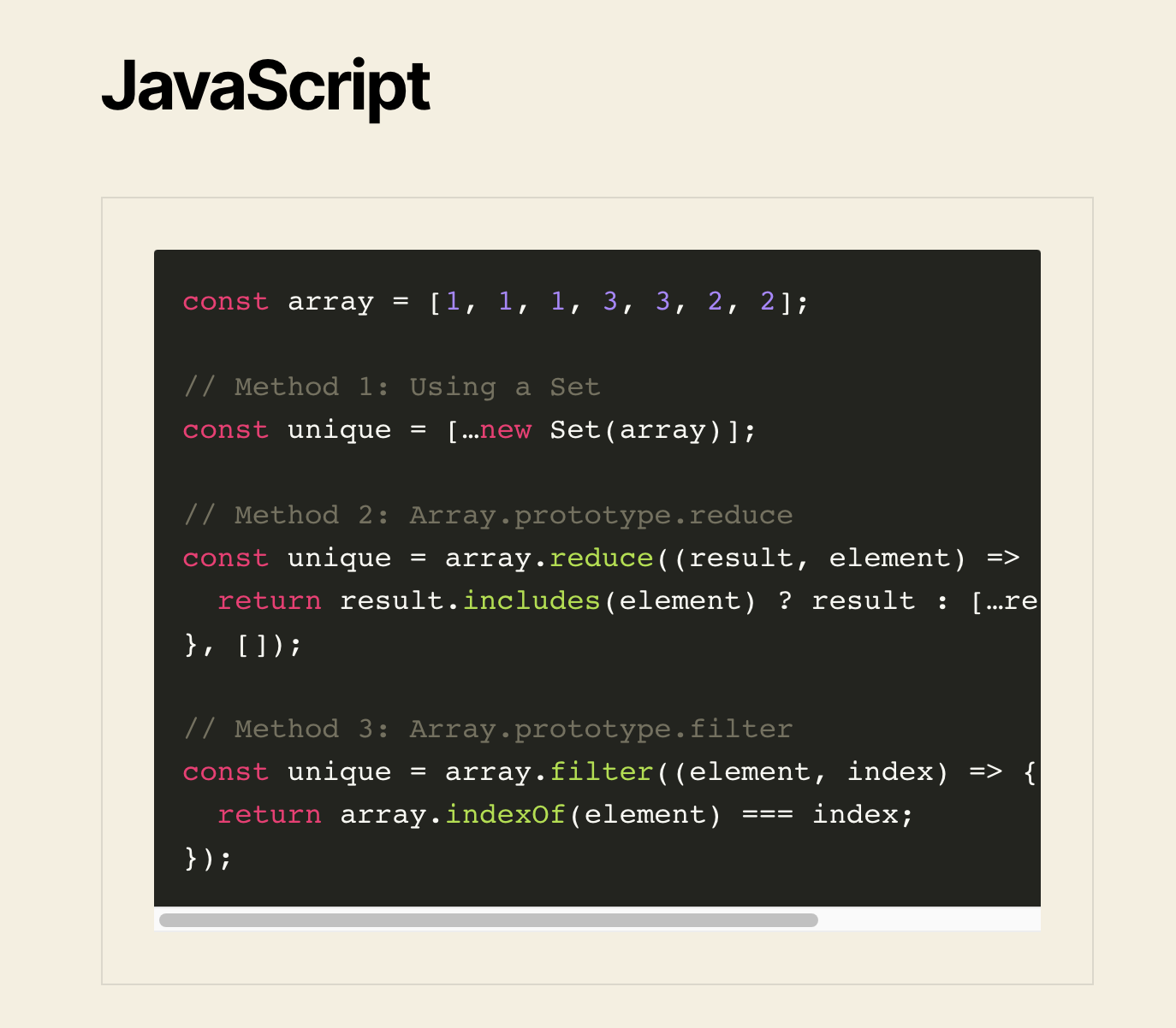 Sublime (Monokai) Theme: JavaScript Snippet