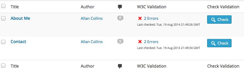 Example of validation.