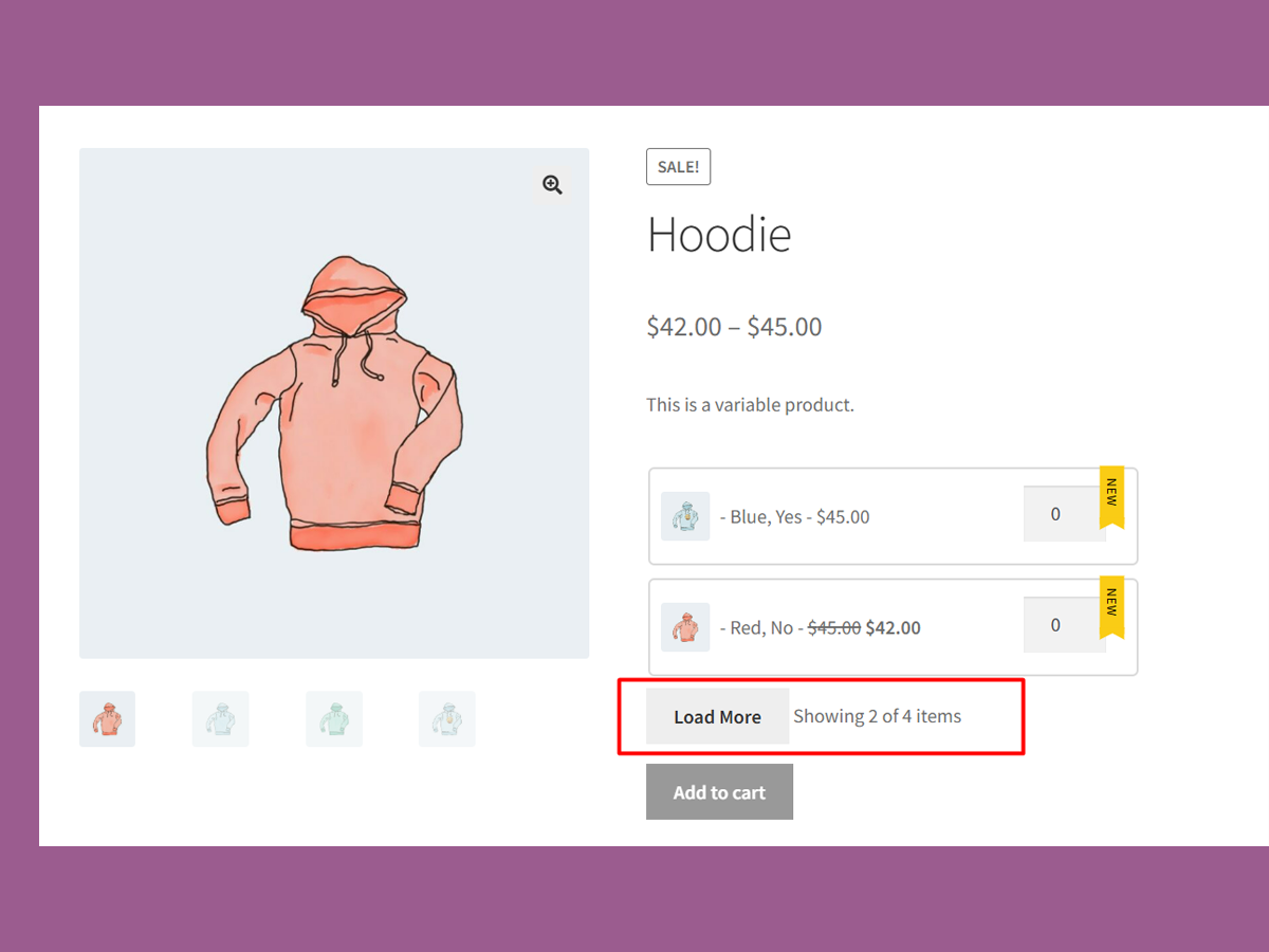Variation Radio Buttons limit. [Pro Feature]