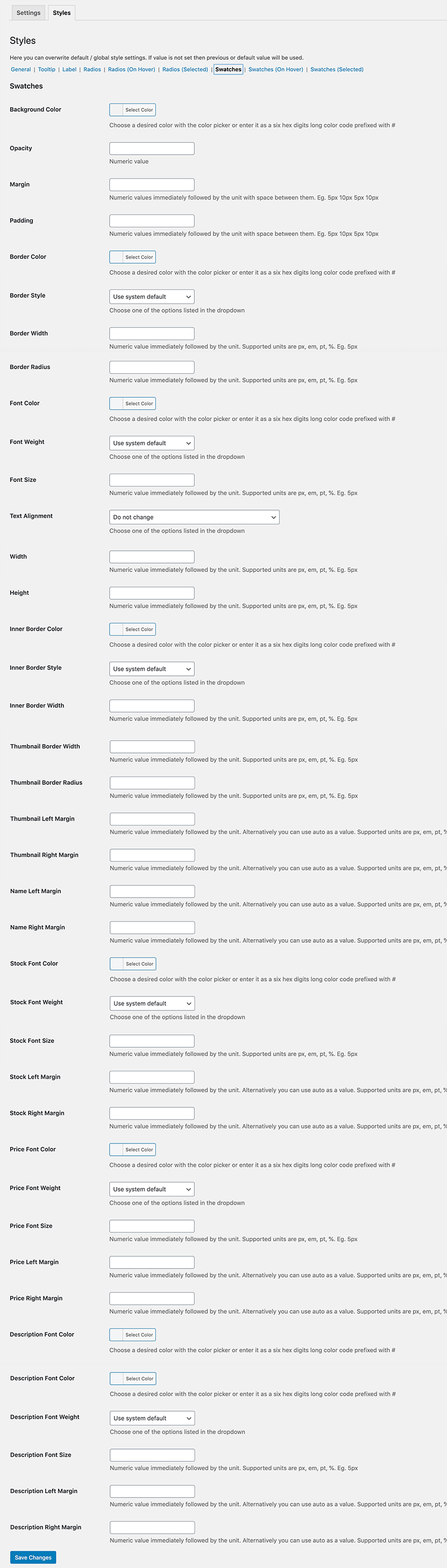 Quickly preview colors and images attached to the terms right in the attribute terms table