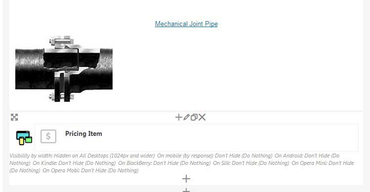 Usage example: Image is displayed on all screens, a price below only on tablets and phones