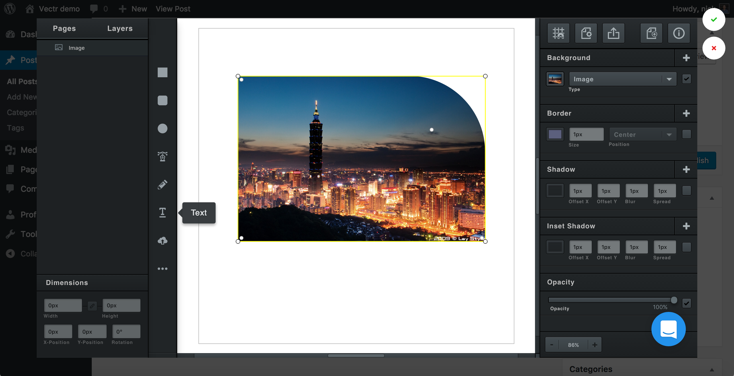 Edits images or create graphics.