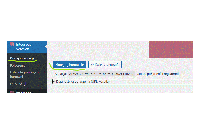 [APP-02 / screenshot-2] Integration request form in the WordPress admin area used to submit the need for wholesaler integration and provide supplier integration details received from the wholesaler, such as XML or API-related information. / Formularz zgłoszenia integracji w panelu WordPress służący do zgłoszenia potrzeby integracji z hurtownią i przekazania danych integracyjnych otrzymanych od hurtowni, takich jak informacje dotyczące XML lub API.