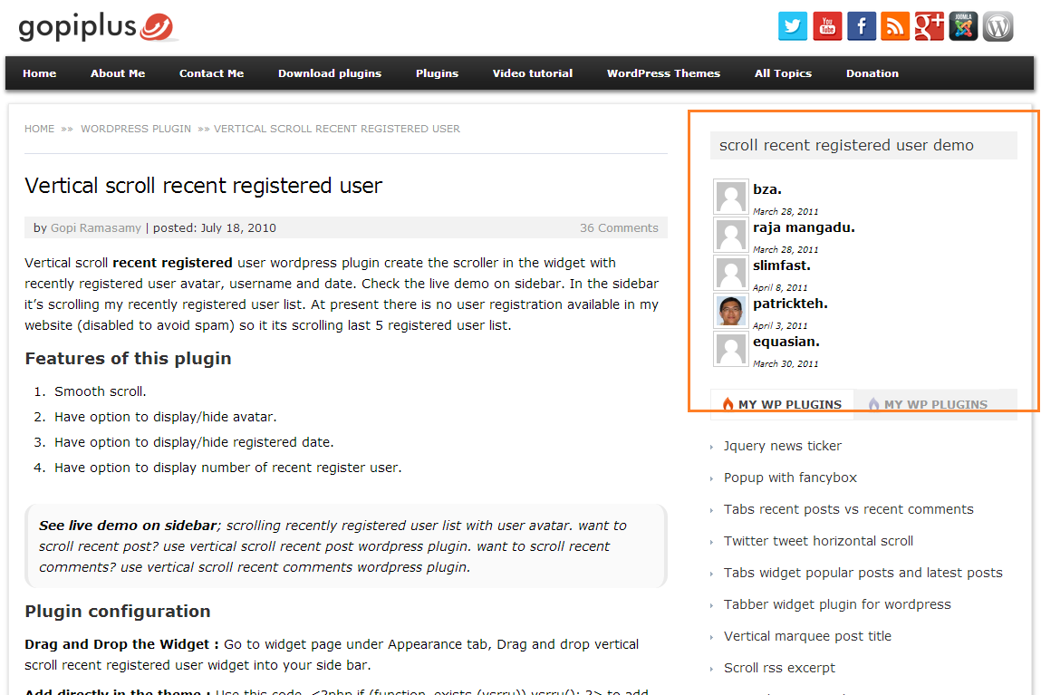 Front Screen. http://www.gopiplus.com/work/2010/07/18/vertical-scroll-recent-registered-user/