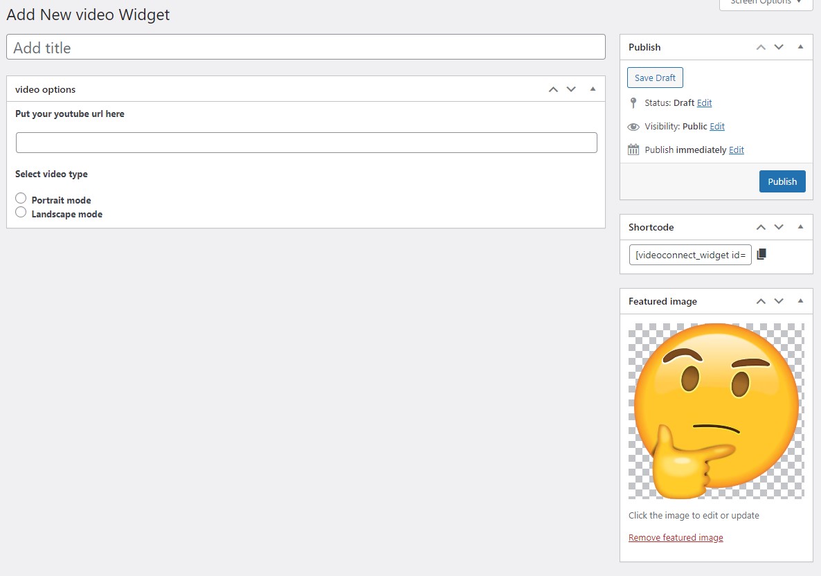 Video widget