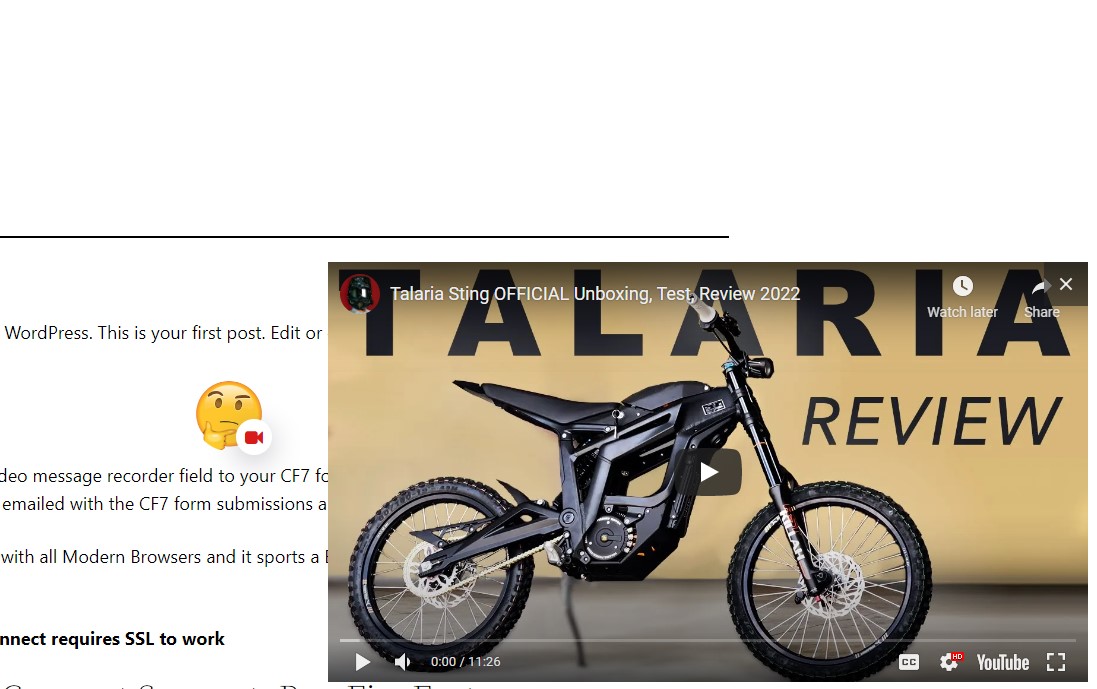 Video widget